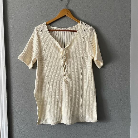 Anthropologie‎ Winnie Lace-Up Tunic - Picture 3 of 8